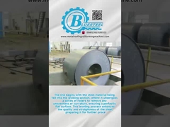 25T PLC کنترل خط برش فلز برای برش کویل ورق