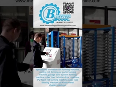 ماشین تراشیدن ورق سقف فولادی هیدرولیک ، ماشین شکل گیری رول سقف فلزی