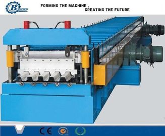 15-20m/min سرعت عرشه کف رول ماشین تشکیل 4kw قدرت هیدرولیک برش هیدرولیک
