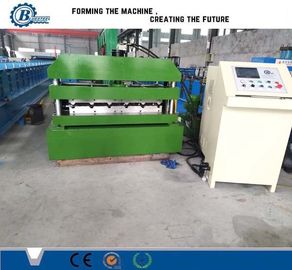 0.3-0.8mm ضخامت فلز سقف رول ماشین 8-15m/min سرعت شکل گیری ±2mm قطع تحمل