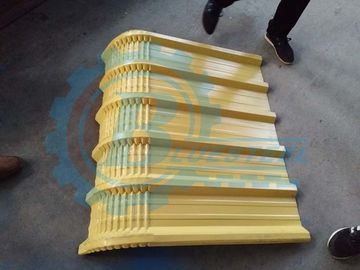 دستگاه شکل دهی کاشی فولادی زنجیره ای درایو 7000 * 1300 * 1300 میلی متر 45 # غلتک فولادی