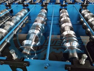 0.3-0.8mm ضخامت فلز سقف رول ماشین 8-15m/min سرعت شکل گیری ±2mm قطع تحمل