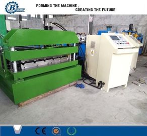 0.3-0.8mm ضخامت فلز سقف رول ماشین 8-15m/min سرعت شکل گیری ±2mm قطع تحمل