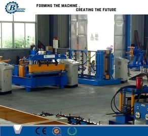 0.3-0.8mm ضخامت فلز سقف رول ماشین 8-15m/min سرعت شکل گیری ±2mm قطع تحمل