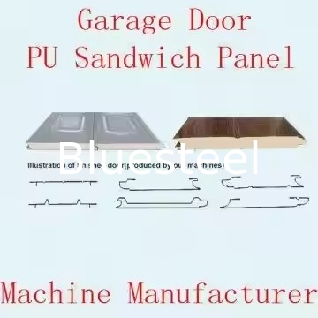 ماشین ساخت درب گاراژ صنعتی برای آلومینیوم فولادی
